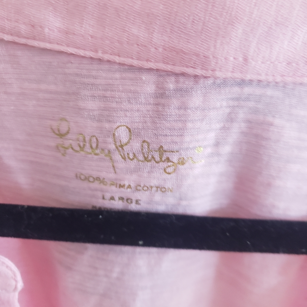 NWOT Lilly Pulitizer L Pink Tank Top